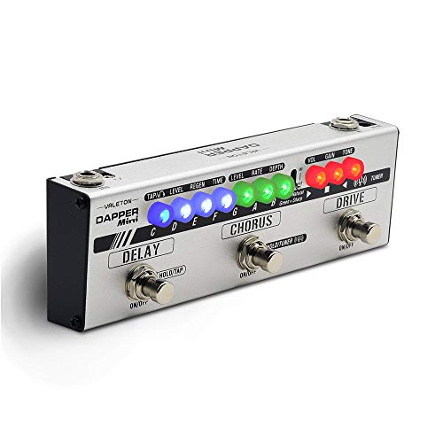 Valeton Dapper Mini Stage Session Gigging Gear Overdrive Distortion Chorus Delay Guitar Multi-Effects Pedal - Image 1