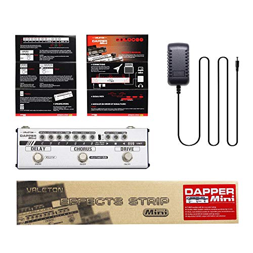 Valeton Dapper Mini Stage Session Gigging Gear Overdrive Distortion Chorus Delay Guitar Multi-Effects Pedal - Image 5