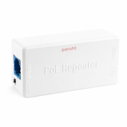 PARUHT POE Repeater 10/100Mbps 1 to 2 POE Extender Networking Device, Supports 2 Cameras up to 100M, External Power not Required, POERE - Image 5