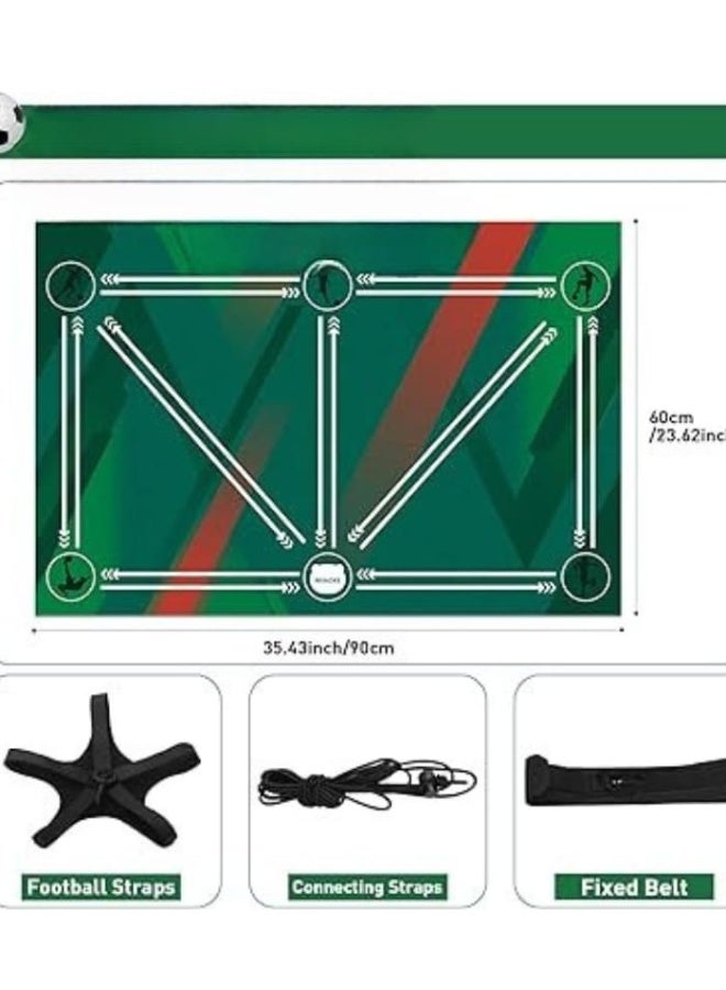 Football Training Mat, All-Level Soccer Trainer Mat, Non-Slip Football Training Pad - Image 2