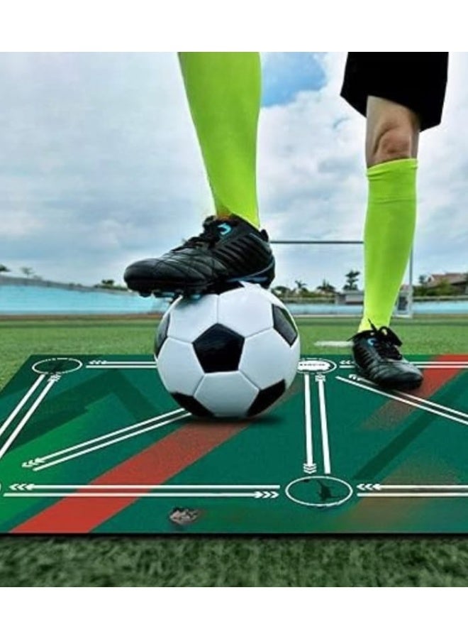 Football Training Mat, All-Level Soccer Trainer Mat, Non-Slip Football Training Pad - Image 5