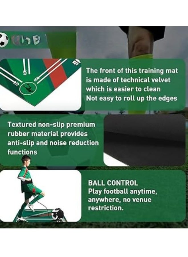 Football Training Mat, All-Level Soccer Trainer Mat, Non-Slip Football Training Pad - Image 3