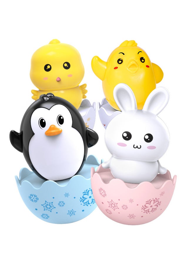 Infant And Toddler Fun Popular Street Stall Tumbler Toy Powder-absorbing Baby Creative Kidsren's Animal Educational Toy - Image 4