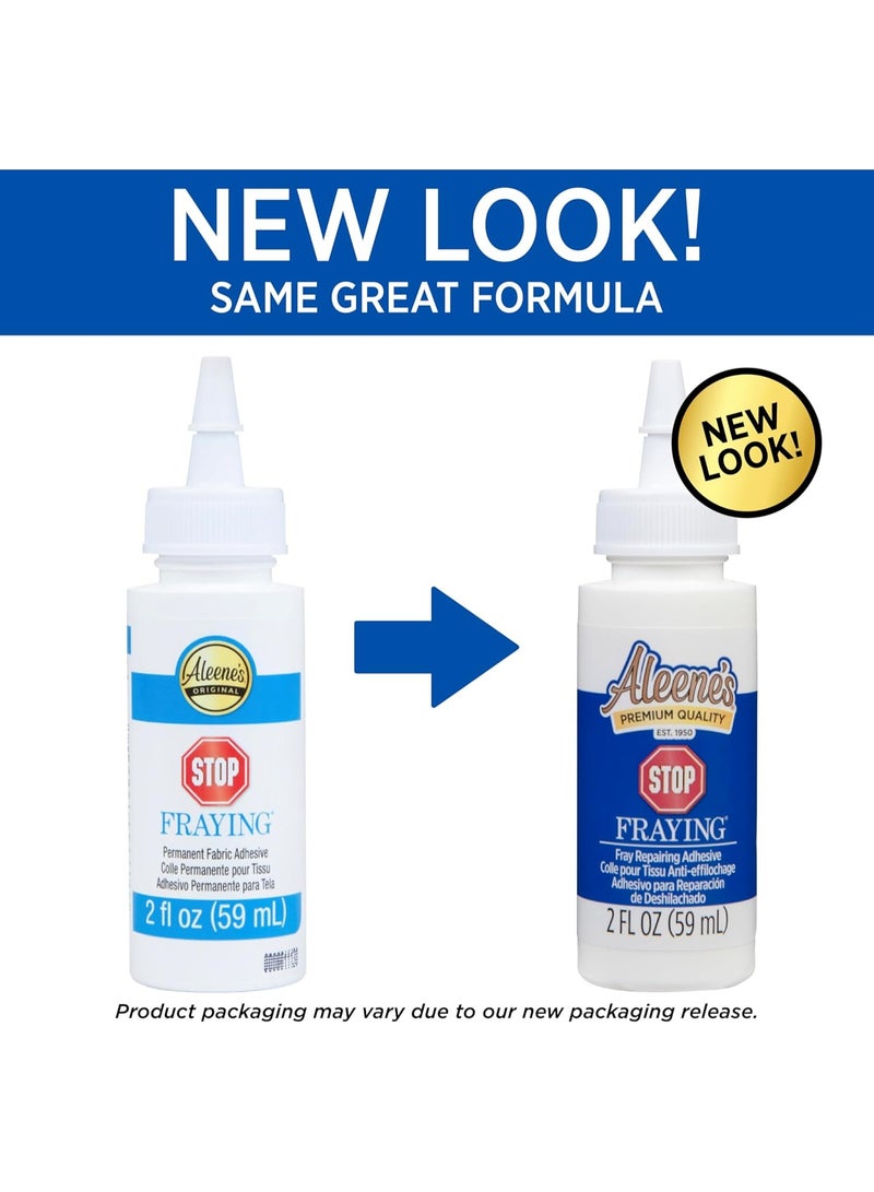 Aleene's Stop Fraying Fray Repairing Adhesive, Seam Sealing Glue for Frayed Edges on Fabric, 2 fl oz - Image 3
