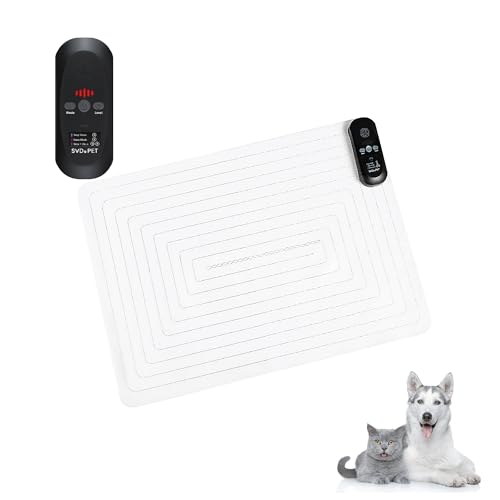 SVD.PET SVDPET Pet Training Mat with Tester 22 X 16 Pet Shock Pad Dogs Cats Electronic Repellent mat for Indoor 3 Training Modes 5 Levels Pet Safe Mode Black Controller - Image 1