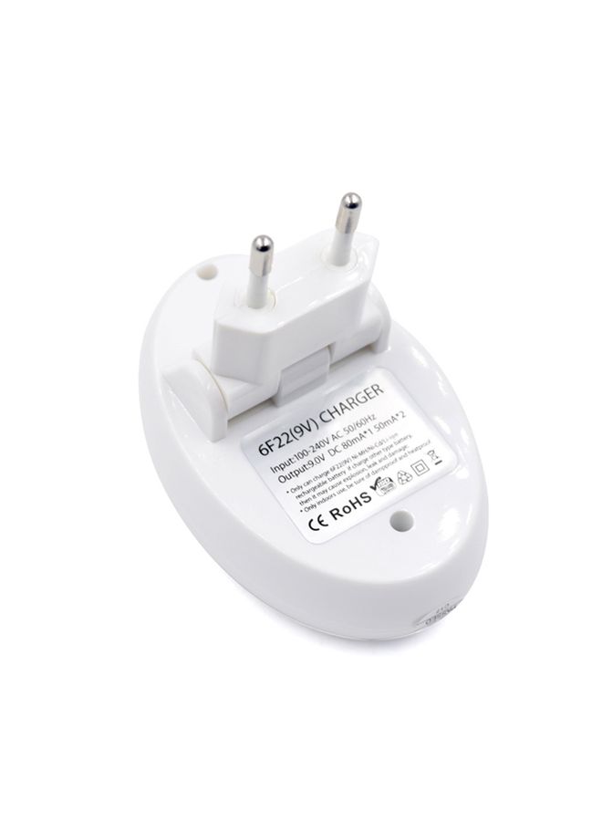 Beauenty 9V L-ion Rechargeable Battery 6F22 9V Lithium Batteries Charger(EU Plug) - Image 2