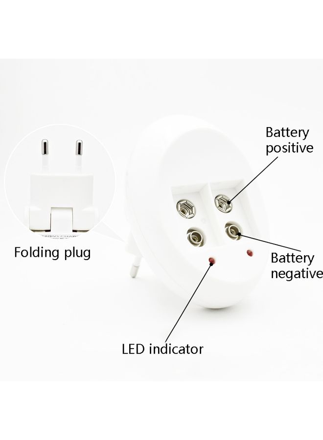 Beauenty 9V L-ion Rechargeable Battery 6F22 9V Lithium Batteries Charger(EU Plug) - Image 3