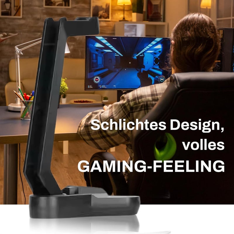 havit Salt mist resistant Gaming Series Headphone Stands, Black Spec upgraded improved quality - Image 3