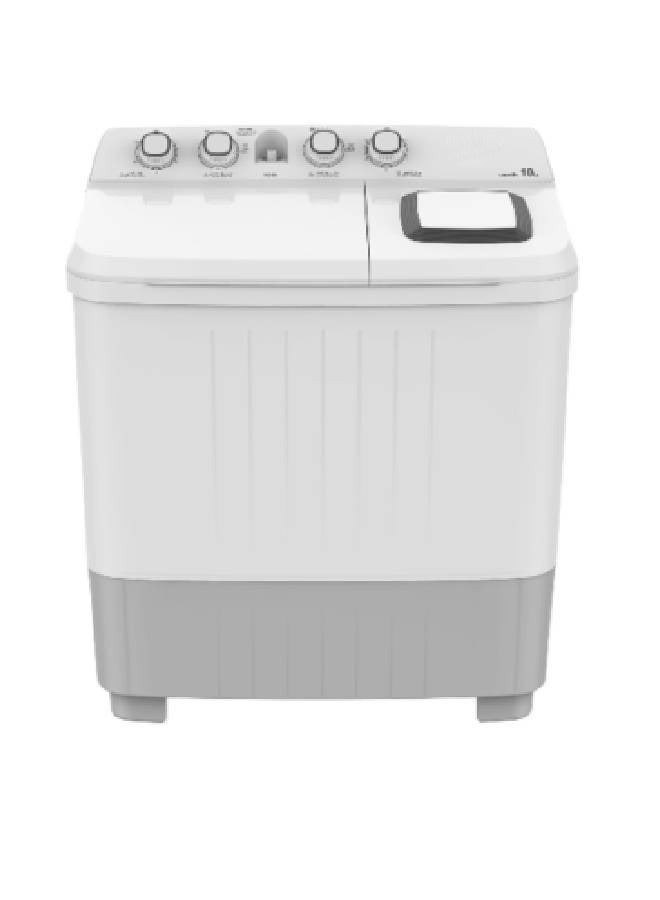 Twin Tub Washing Machine - Top Loading - 10 Kg - White - WM-10K  - Image 1