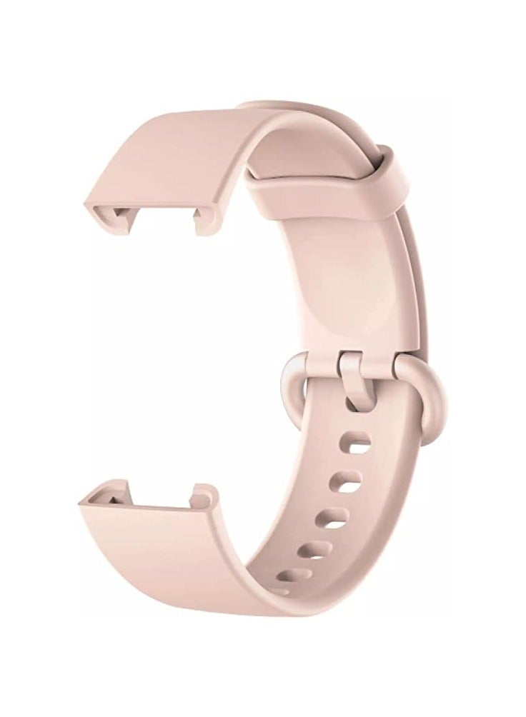 For Xiaomi Mi Watch Lite Strap Replacement Sport Soft Silicone Bracelet For Xiaomi Redmi Watch Smart Watch Band - Sand Pink - Image 1
