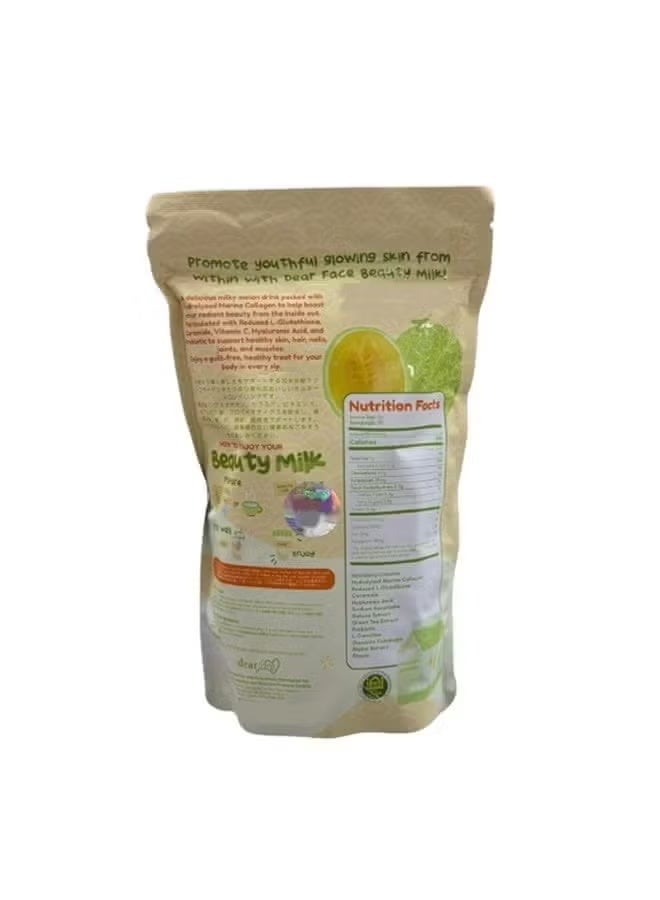 dear face Beauty Milk Premium Japanese Melon Collagen Drink - Image 3