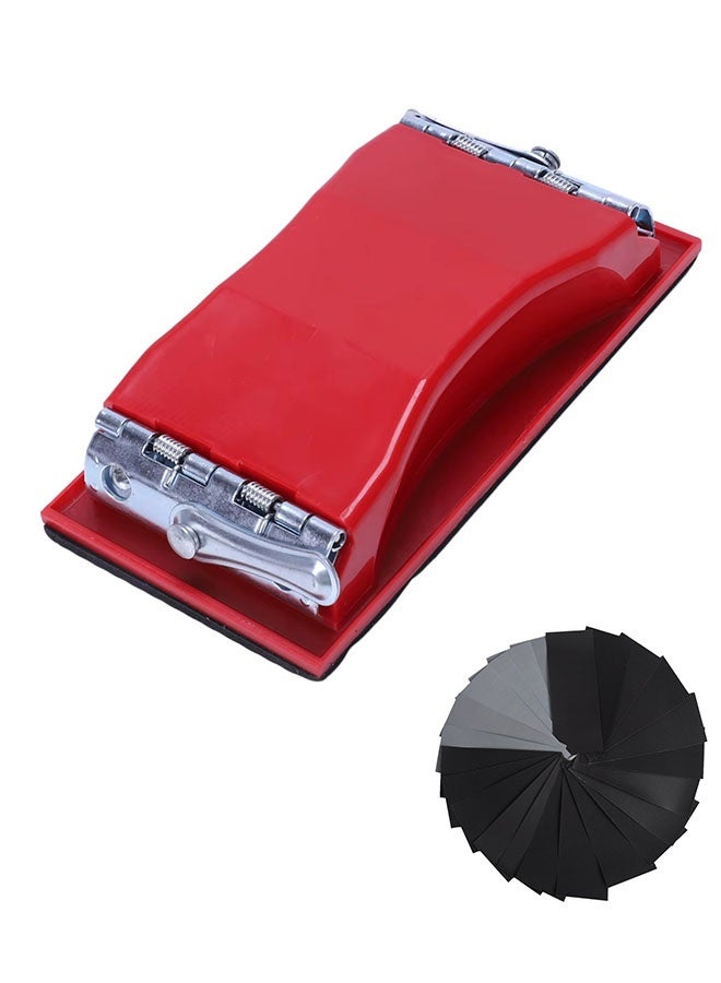 كتلة صنفرة يدوية – حامل ورق صنفرة يدوي للخشب والمعادن والسيارات والأثاث - Image 1