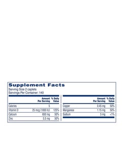 CITRACAL Maximum Plus, Highly Soluble, Easily Digested, 630 mg Calcium Citrate with 500 IU, 280 Count  - Image 2