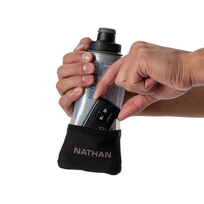 NATHAN Nathan Running Handheld Water Bottle Adjustable No-Grip. Quick Squeeze Lite Hand Strap. 12oz / 18oz / Insulated. Reflective Hydration Water Bottle.  - Image 5