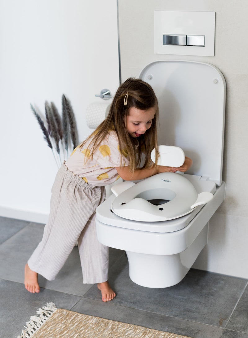 كيندسغوت Whale Toilet Trainer Seat – Light Grey - Image 3