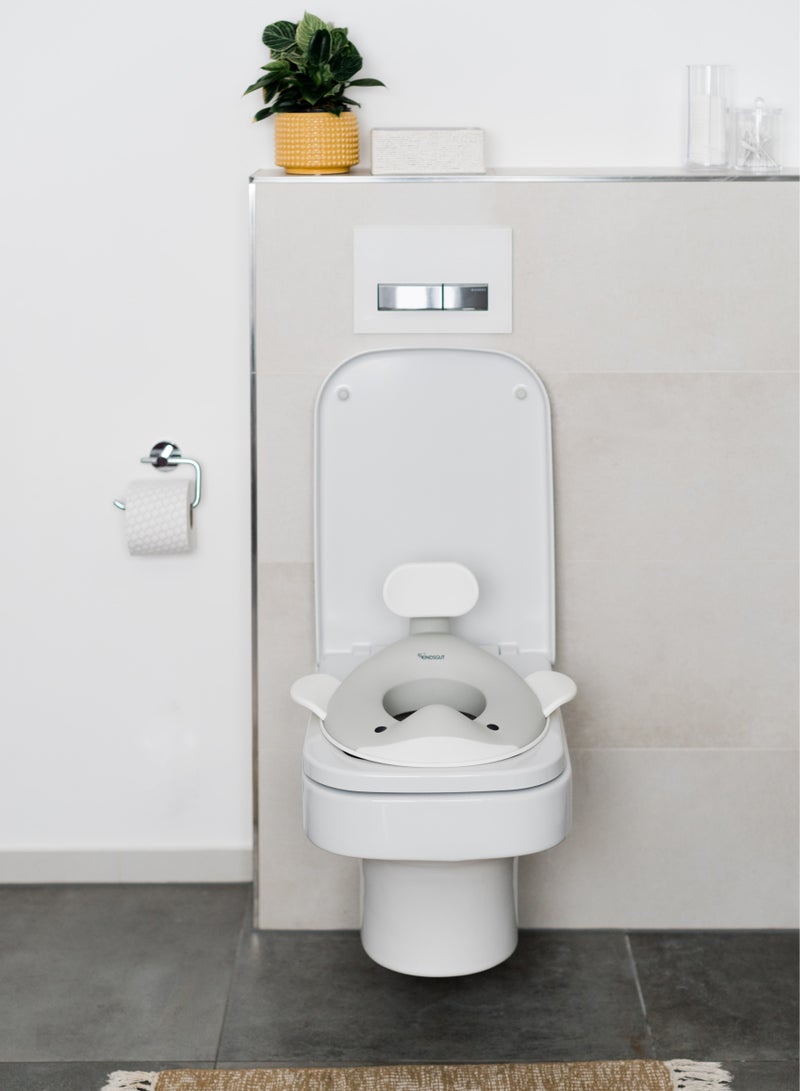 كيندسغوت Whale Toilet Trainer Seat – Light Grey - Image 5