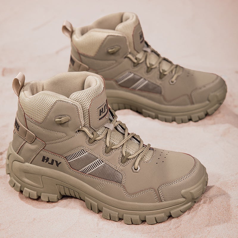 High-Top Hiking Boots, Outdoor Tactical Boots, Desert Boots, Snow Boots, Men'S Camping Large Size Training Shoes, Men'S Large Size 47 - Image 2