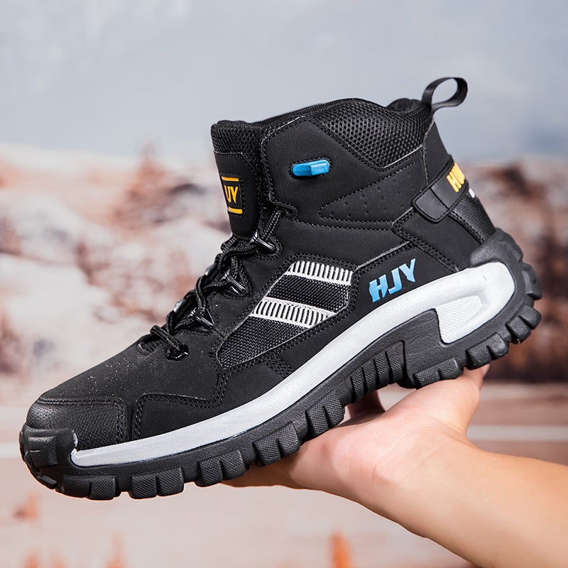 High-Top Hiking Boots, Outdoor Tactical Boots, Desert Boots, Snow Boots, Men'S Camping Large Size Training Shoes, Men'S Large Size 47 - Image 1