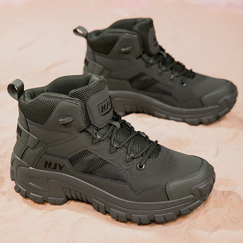 High-Top Hiking Boots, Outdoor Tactical Boots, Desert Boots, Snow Boots, Men'S Camping Large Size Training Shoes, Men'S Large Size 47 - Image 4