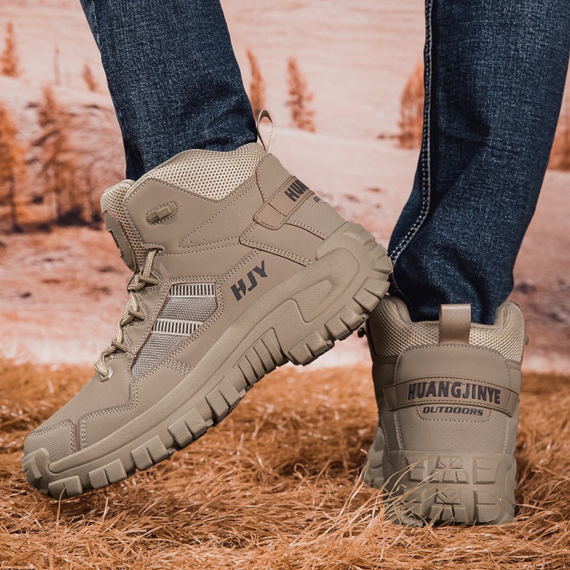 High-Top Hiking Boots, Outdoor Tactical Boots, Desert Boots, Snow Boots, Men'S Camping Large Size Training Shoes, Men'S Large Size 47 - Image 5