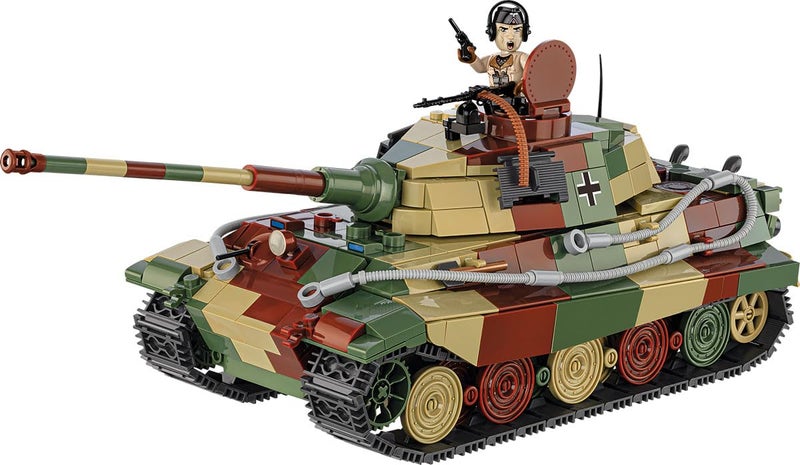COBI Historical Collection WWII Panzer VI Ausf B KONIGSTIGER Tank Building Set 802 Pieces - Image 2