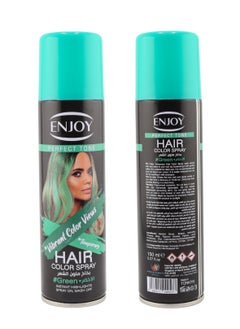 ENJOY Enjoy Perfect Tone Hair Color Spray Green 150 ML  - Image 3