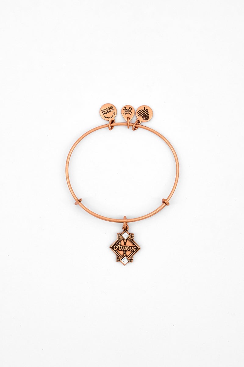 ALEX AND ANI Women Amour EWB Bangle Bracelet, Rose Gold  - Image 2