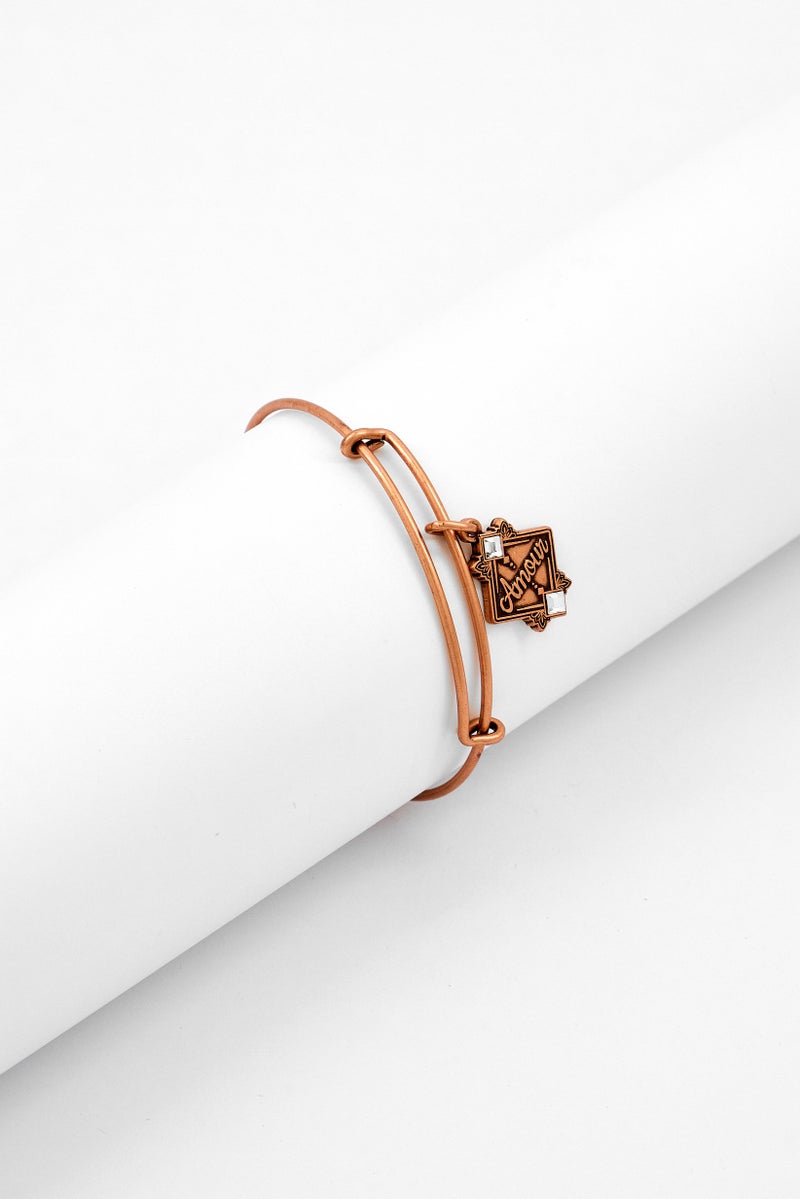 ALEX AND ANI Women Amour EWB Bangle Bracelet, Rose Gold  - Image 1