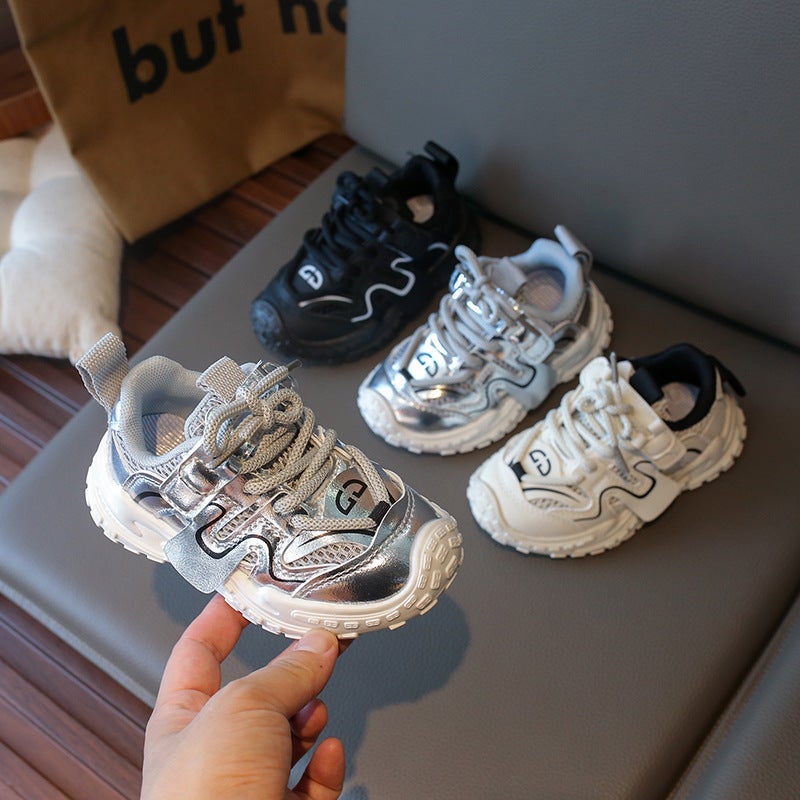 Mesh Sneakers Lightweight Flexible Sole Walking Shoes For Kids Indoor And Outdoor Activities - Image 2