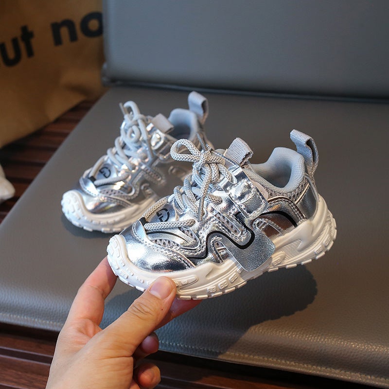 Mesh Sneakers Lightweight Flexible Sole Walking Shoes For Kids Indoor And Outdoor Activities - Image 4