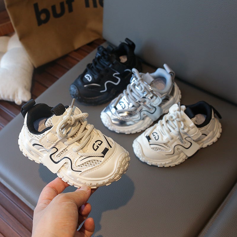 Mesh Sneakers Lightweight Flexible Sole Walking Shoes For Kids Indoor And Outdoor Activities - Image 3