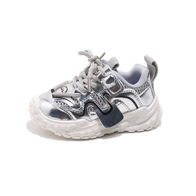 Mesh Sneakers Lightweight Flexible Sole Walking Shoes For Kids Indoor And Outdoor Activities - Image 1