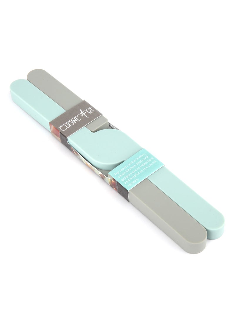Foldable Silicone Trivet Multicolour 20x3.2x1.1centimeter