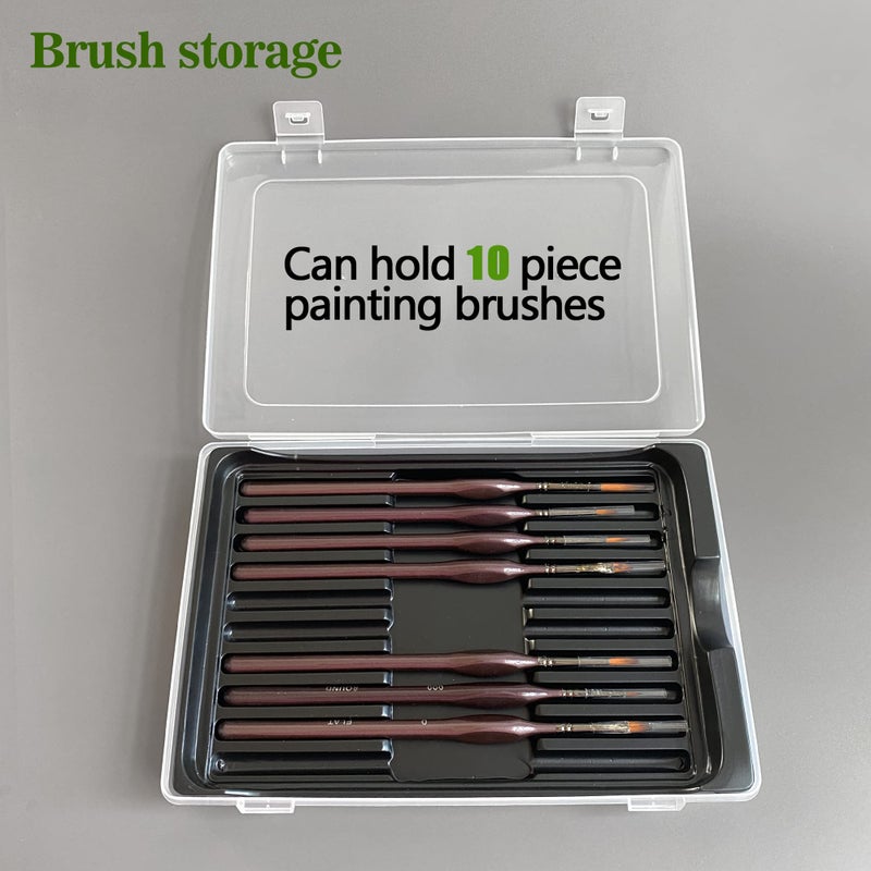 Kreapa Wet Palette Wet Pallet for Miniatures- Stay Wet Palette for Acrylic Painting, Paint Brush Holder Organizer Wet pallete Storage containers - Image 2