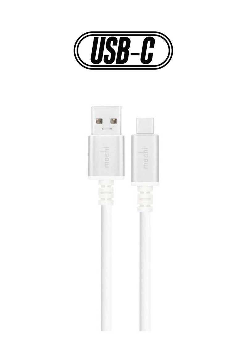 موشي كابل بقابس من USB-C إلى USB بطول 1 متر أبيض - Image 1