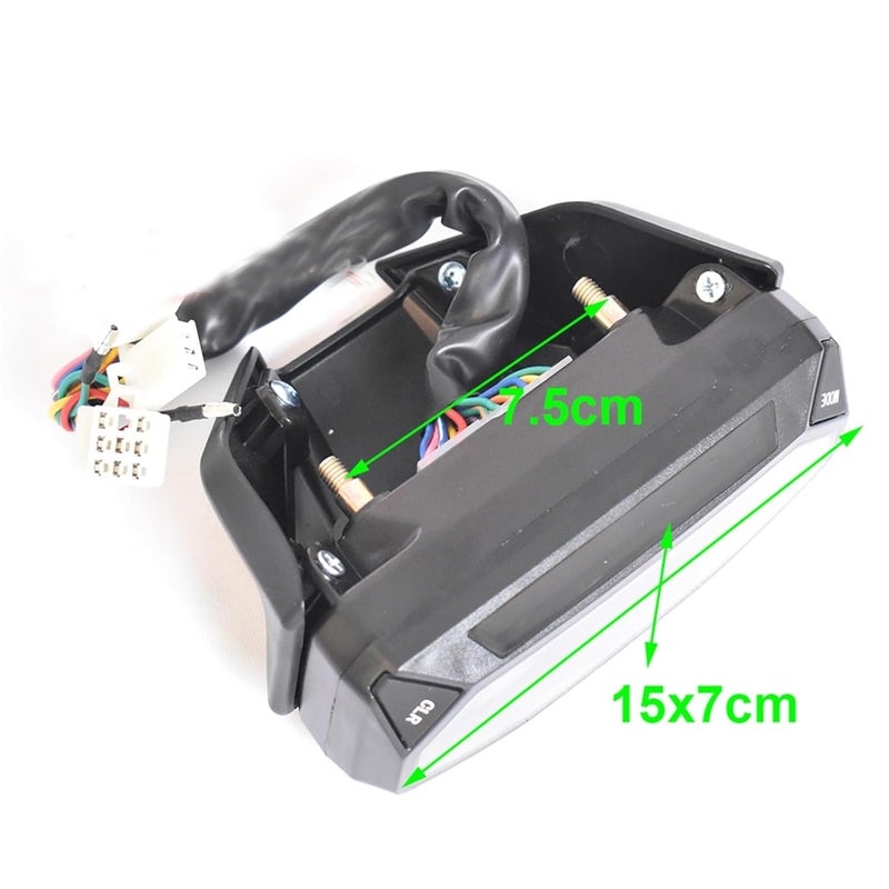 DEMULAX Universal Motorcycle LCD Speedometer - Image 2