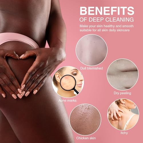 UJFQBH African Net Sponge African Net Long Net Bath Sponge Exfoliating Shower Body Scrubber Back Scrubber Skin Smoother,Great for Daily Use (Pink) - Image 4