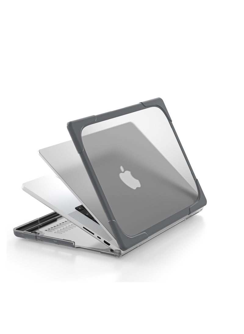 GULFLINK - غطاء GULFLINK الصلب مع حامل مضاد للصدمات لجهاز MacBook pro مقاس 14.2 بوصة 2021 - Image 1