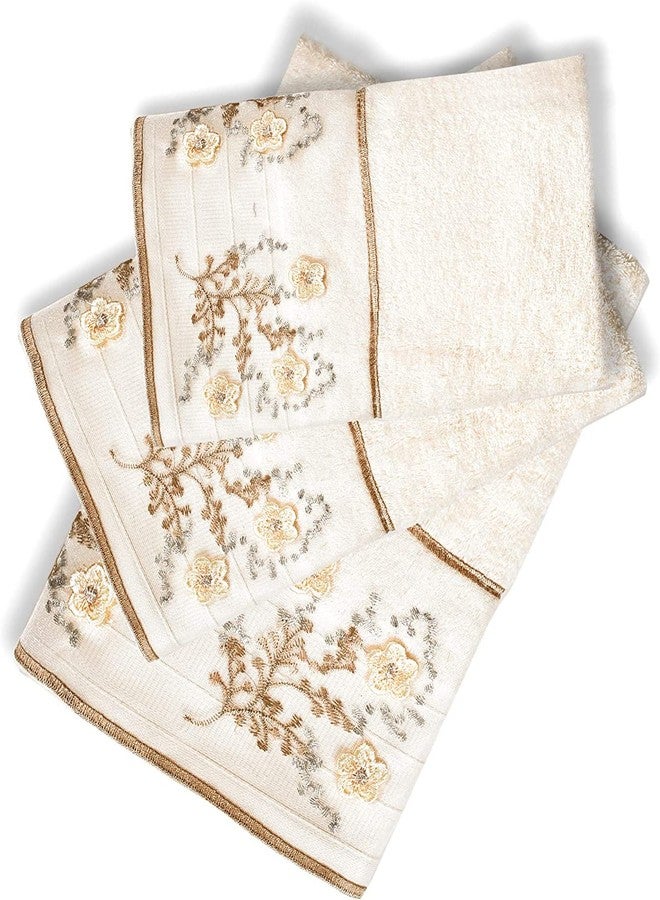 Popular Bath 3-PC Towel Set Bloomfield, Beige 3 Count - Image 1