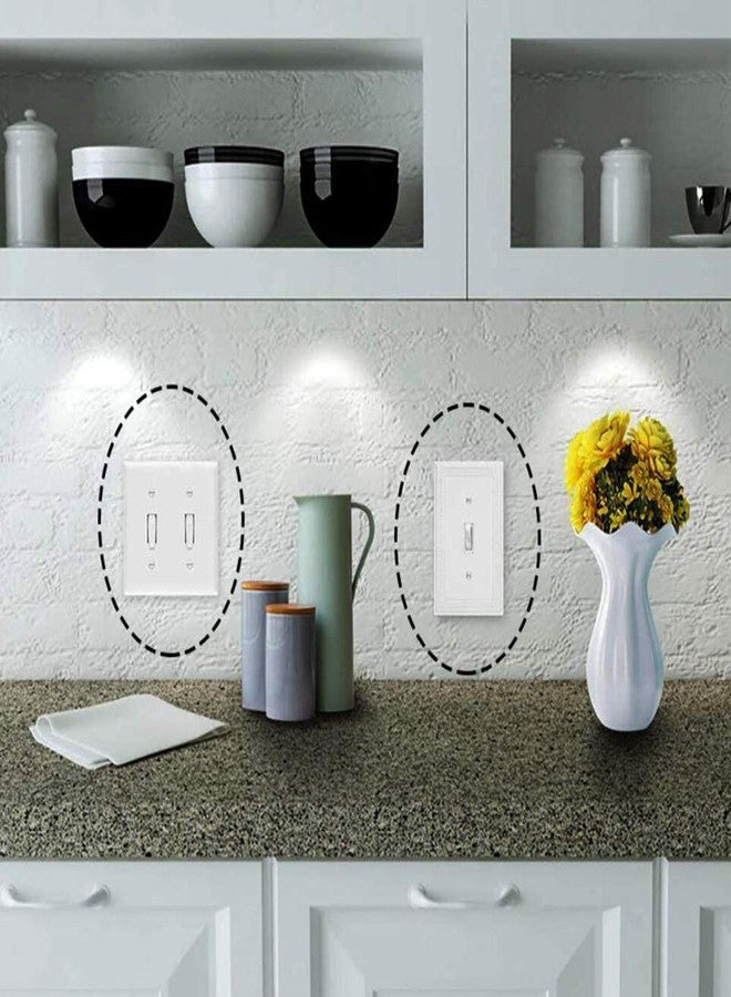 Moukiween 6Pcs Light Switch Cover Resin Molds, Switch Plate Silicone Molds Standard Switch Socket Panel Epoxy Molds for DIY Decorative Wall Plate Mold Crafts Making Home Décor - Image 4