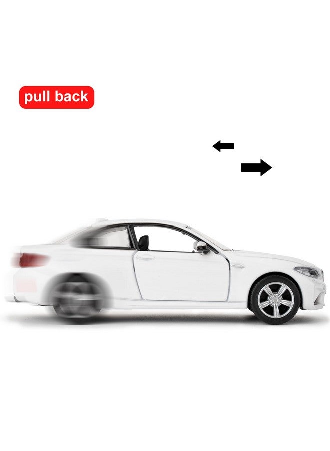 RMZ City سيارة RMZ City 1:36 BMW M2 لعبة، نموذج سيارة سحب خلفي مصنوعة من المعدن، لعبة للأطفال من عمر 3 سنوات فما فوق، هدية بيضاء - Image 3