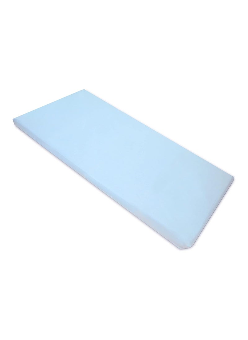 American Baby Company 2-Pack 100% Cotton Percale Fitted With Elastic Corners Day Care Mat Sheet, Blue, 24" X 48" X 4", Soft Breathable, For Boys And Girls  - Image 5