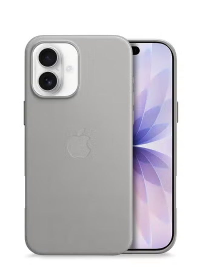 جاجيك iPhone 17 5G 2025 Luxury Leather Magnetic Case – Slim Shockproof Protective Cover with Premium Finish, Original MagSafe Compatible for Wireless Charging, Durable Edge Protection, Anti-Slip Grip, Stylish Grey Design, Perfect for Everyday Use, Travel, and Business - Image 1