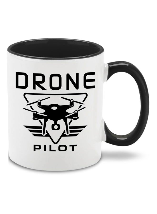 Shop4ever Drone Pilot Funny Tech Guru Gift Ceramic Coffee Mug Tea Cup 11 oz. (Black Handle) - Image 1