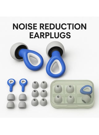 Universal Size Waterproof Silicone Noise-Canceling Earplugs for Swimming, Sleep, and Hearing Protection – Reusable and Comfortable,Painless Sensation and Not Easily Detached(Blue) - pzsku/Z405A35870C0749603F7DZ/45/1744809515/45159503-7364-4600-8f74-cdeb724dad6c