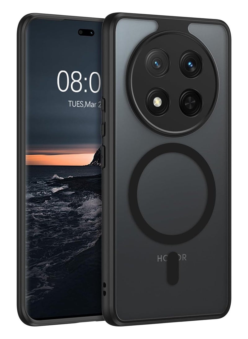 Honor X9C Magnetic Case Cover,Compatible with Mag-Safe,Anti-Scratch,Slim Translucent Matte Back Soft Bumper Phone Case Cover for X9C 5G - Image 1