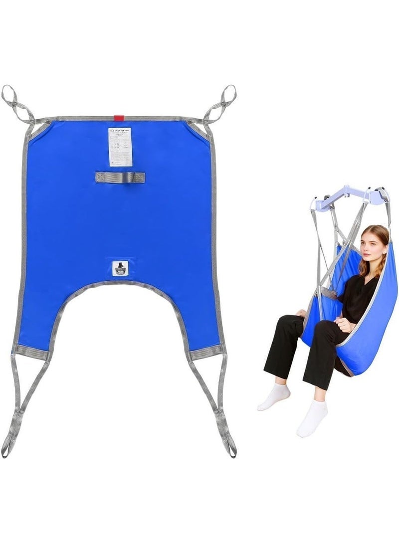 Ehucon Patient Lift Divided Leg Sling with Lower Back, Patient Lift Sling for Transfer and Positioning and Lifting, 230KG Weight Capacity - Image 1