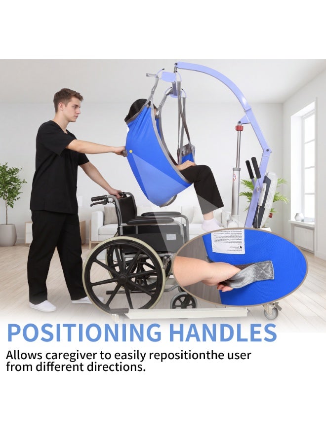 Ehucon Patient Lift Divided Leg Sling with Lower Back, Patient Lift Sling for Transfer and Positioning and Lifting, 230KG Weight Capacity - Image 2