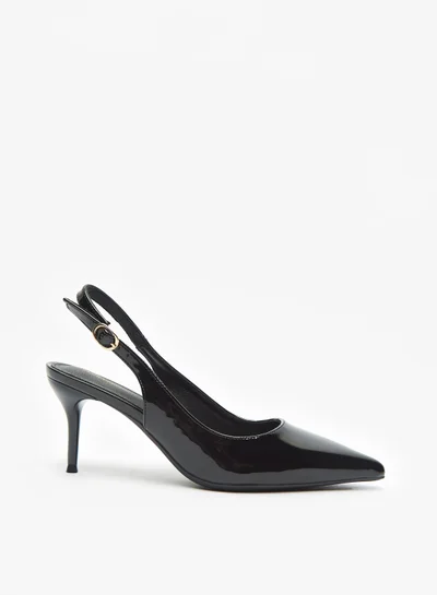 Flora Bella By Shoexpress Womens Flora Bella Solid Stiletto Heels with Buckle Closure