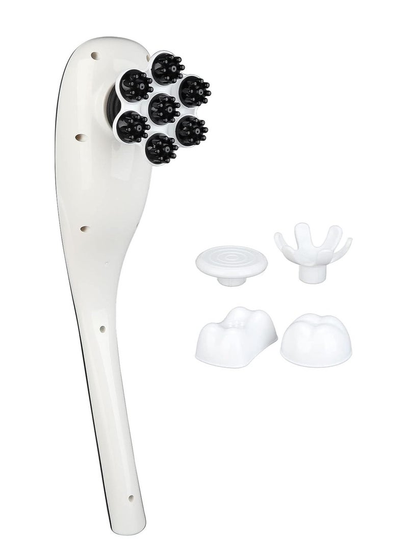 DubaiGallery Cordless Deep Tissue Massager - Handheld Massager with 5 Massage Head Attachments - Ideal for Muscle Tension Relief in Your Back, Neck, Legs, Shoulders, Feet, and Glutes  - Image 4